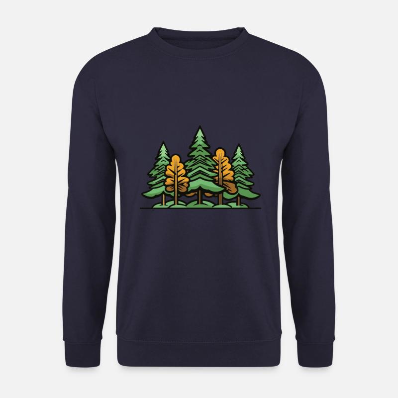 Forest Trees - Unisex Sweatshirt - navy