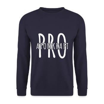 Atomkraft Ja Bitte - Pro Kernenergie in Europa - Unisex Pullover - Navy - Vorne - Alina (178cm) & Michal (187cm)
