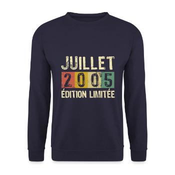 Juillet 2005 - Limited Edition - Unisex Pullover - Navy - Vorne - Alina (178cm) & Michal (187cm)