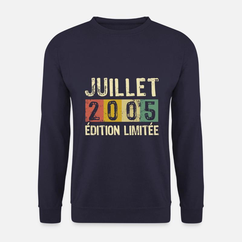 Juillet 2005 - Limited Edition - Unisex Pullover - Navy