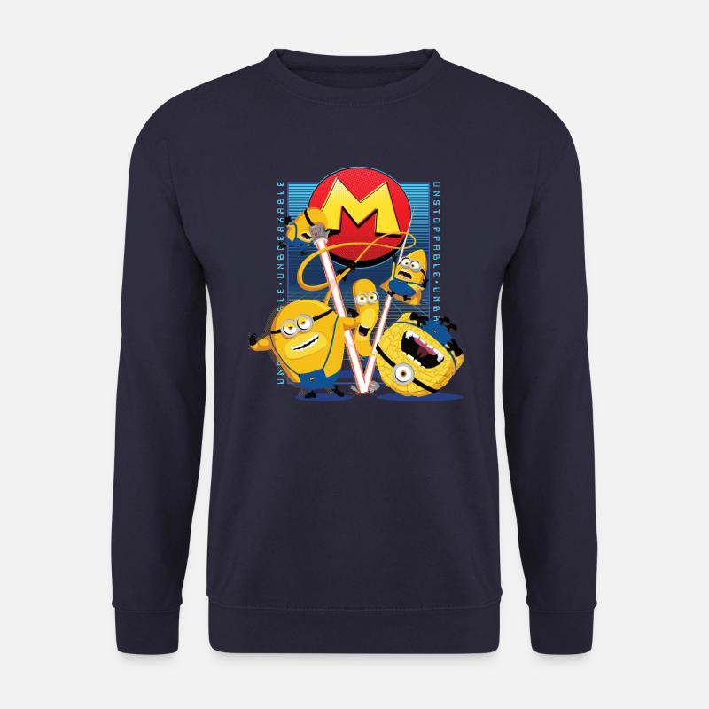 Minions Mega Minions With Super Powers - Unisex Sweatshirt - navy