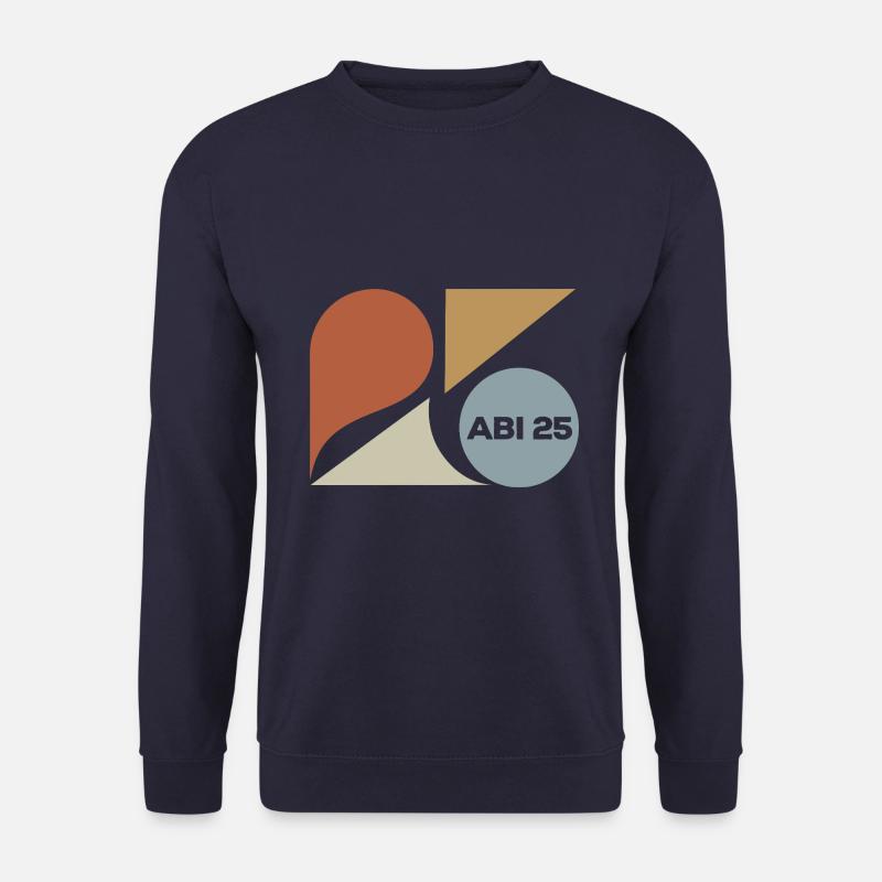 Abi 25 - Abi 2025 - Vintage - Abitur - Spruch - Unisex Pullover - Navy