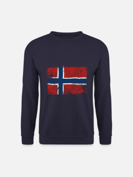 Norwegen Flagge Stolz Heimat Vaterland Geschenk - Unisex Pullover - Navy