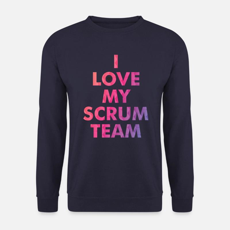 J'aime mon équipe de mêlée - Sweat-shirt Unisexe - marine