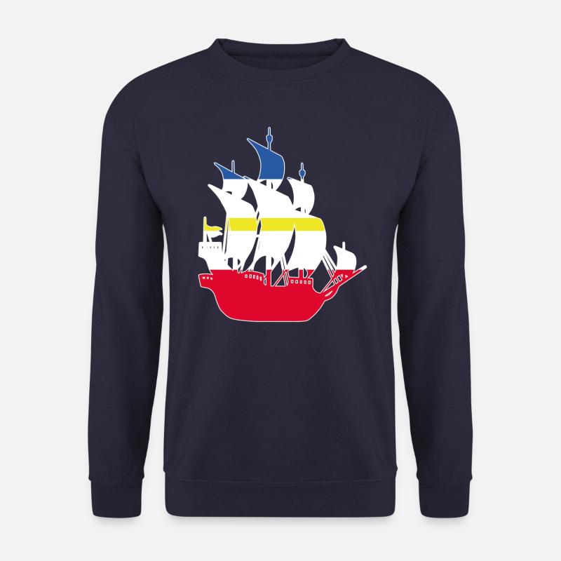 Mecklenburg-Vorpommern Boot - Unisex Pullover - Navy