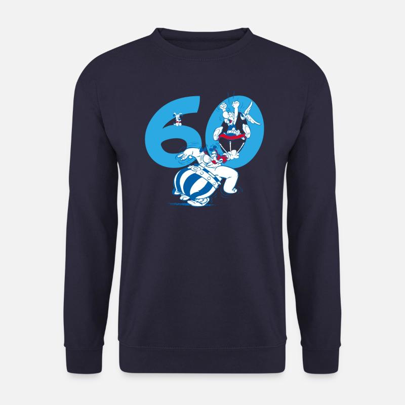 Asterix & Obelix 60th Birthday Design - Unisex Sweatshirt - navy