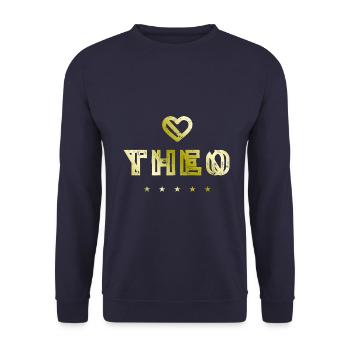 Théo Herz - Sweat-shirt Unisexe - marine - Devant - Alina (178cm) & Michal (187cm)