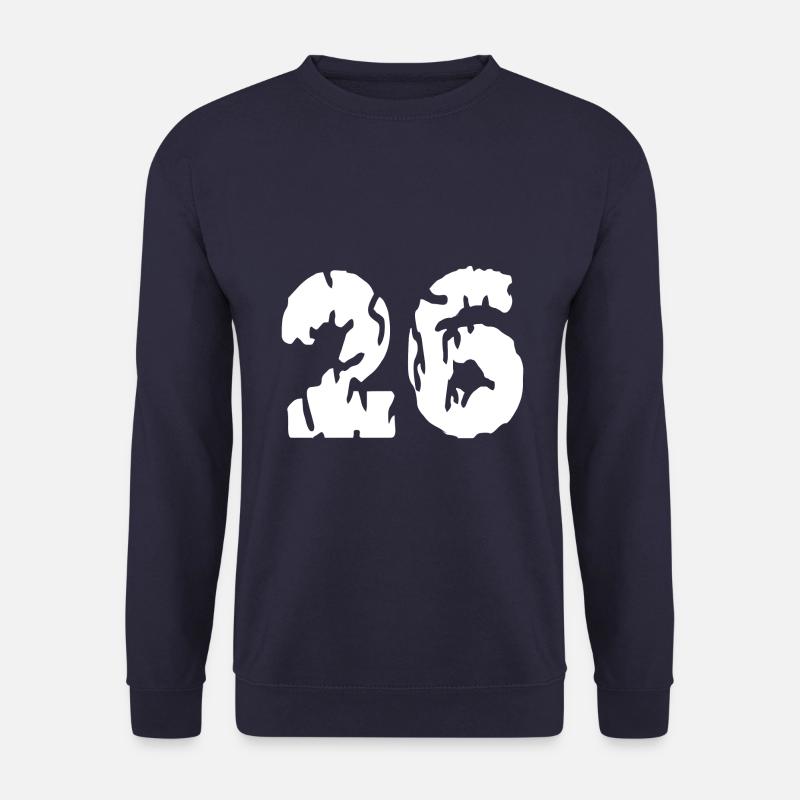 26 Zahl Trikot - Unisex Pullover - Navy