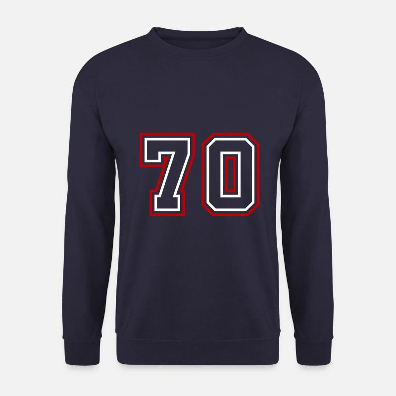 Numéro 70 - Sweat-shirt Unisexe - marine