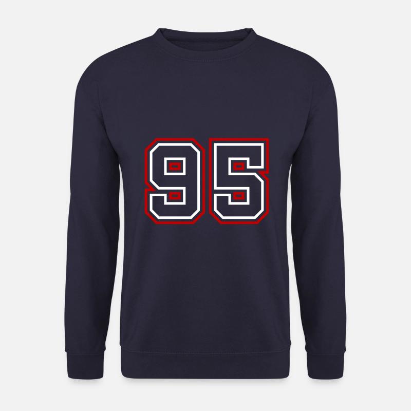 95 Zahl nummer - Unisex Pullover - Navy