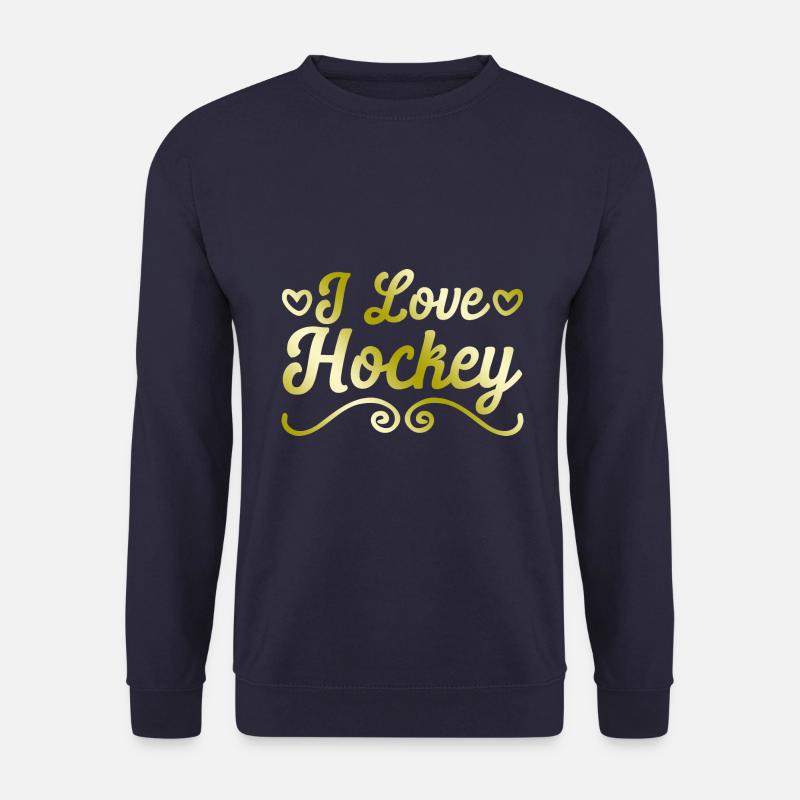 Ich liebe Hockey - Unisex Pullover - Navy