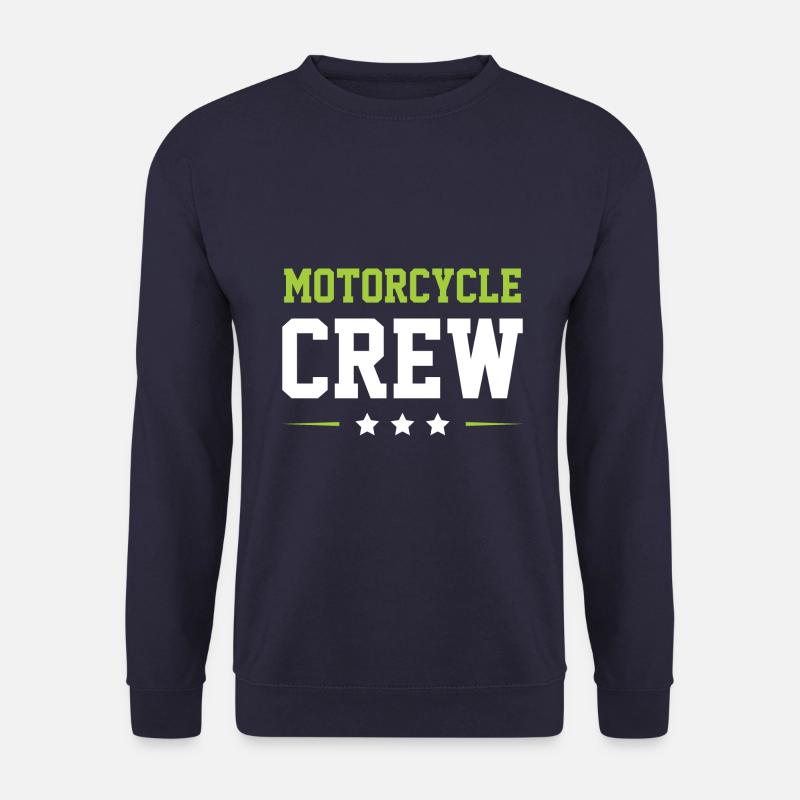 Motorcycle Crew - Unisex Pullover - Navy