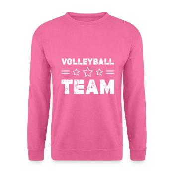 Volleyball Team - Unisex Pullover - Pink - Vorne