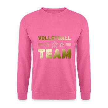 Volleyball Team - Unisex Pullover - Pink - Vorne