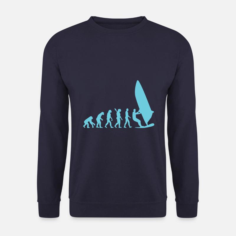 Windsurfer Evolution - Sweat-shirt Unisexe - marine
