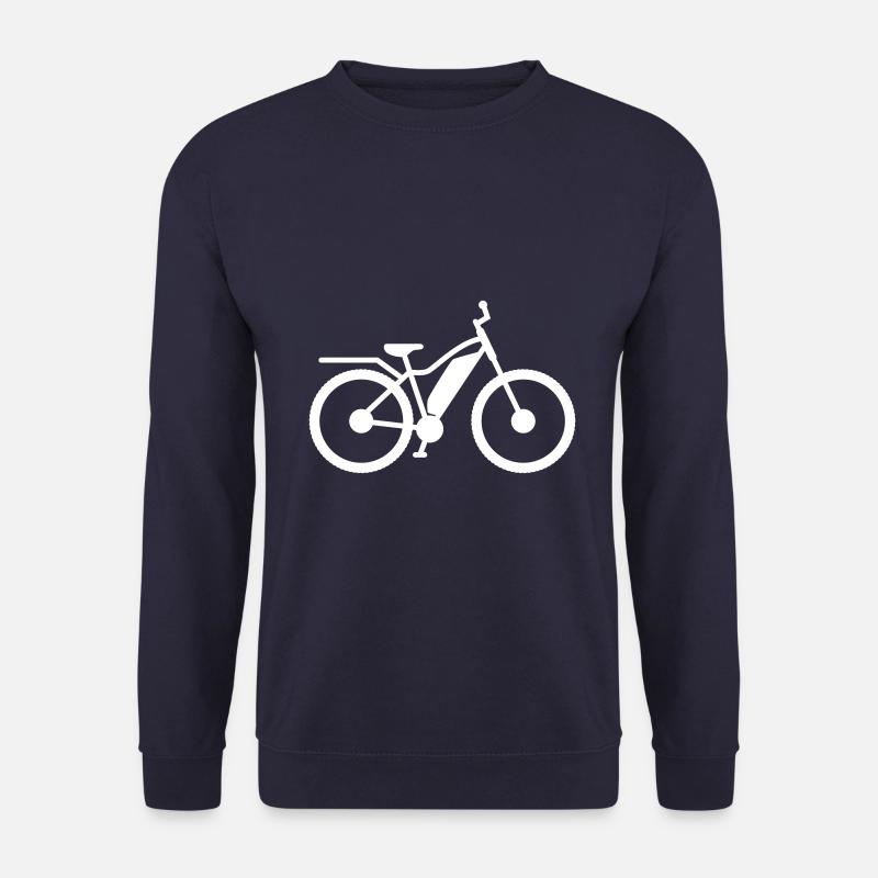 ebike fahrrad - Unisex Pullover - Navy
