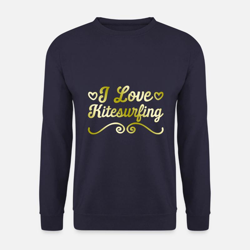 Ich liebe Kitesurfing - Unisex Pullover - Navy