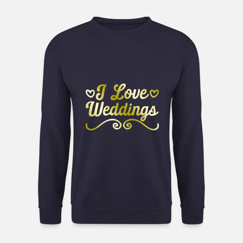 J’adore le mariage - Sweat-shirt Unisexe - marine