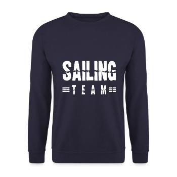 Équipe de voile - Sweat-shirt Unisexe - marine - Devant - Alina (178cm) & Michal (187cm)