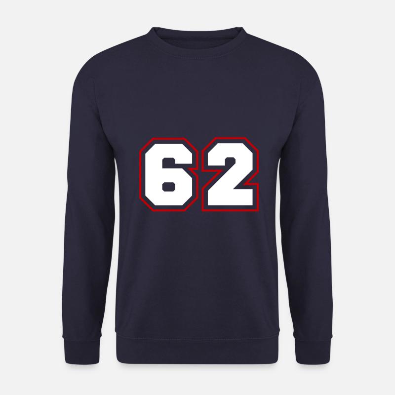 62 Zahl Symbol - Unisex Pullover - Navy