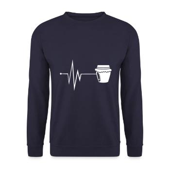Apiculteur de légumineuses symbole miel - Sweat-shirt Unisexe - marine - Devant - Alina (178cm) & Michal (187cm)
