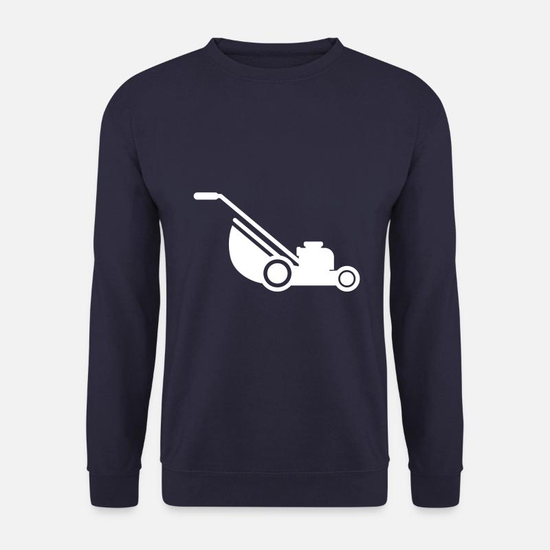 Rasenmäher icon symbol - Unisex Pullover - Navy