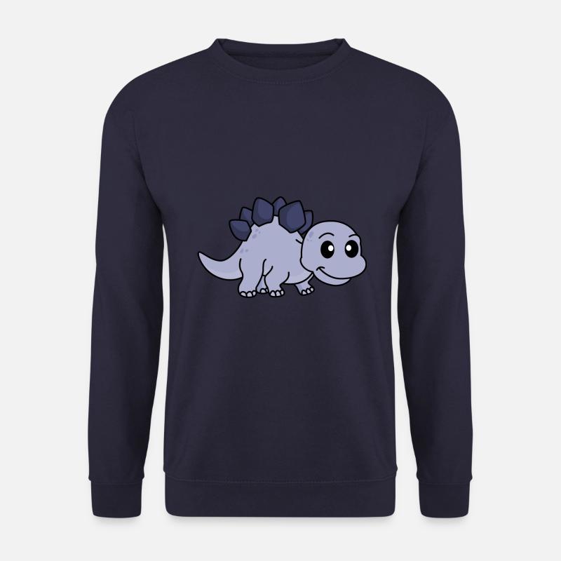 Dinosaur stegosaurus Comic - Unisex Sweatshirt - navy