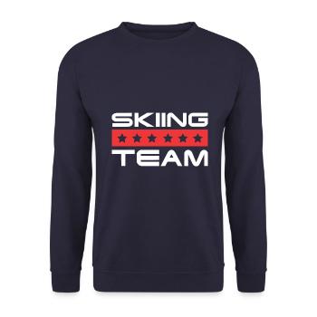 Équipe de ski - Sweat-shirt Unisexe - marine - Devant - Alina (178cm) & Michal (187cm)