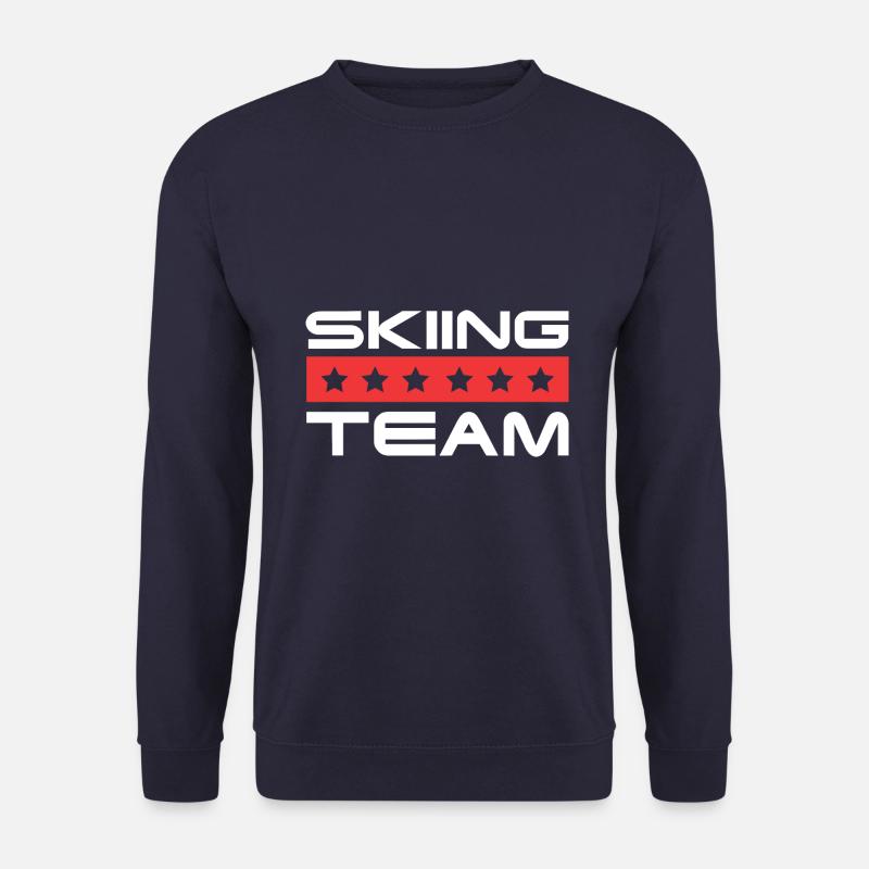 Skiing Crew - Unisex Sweatshirt - navy