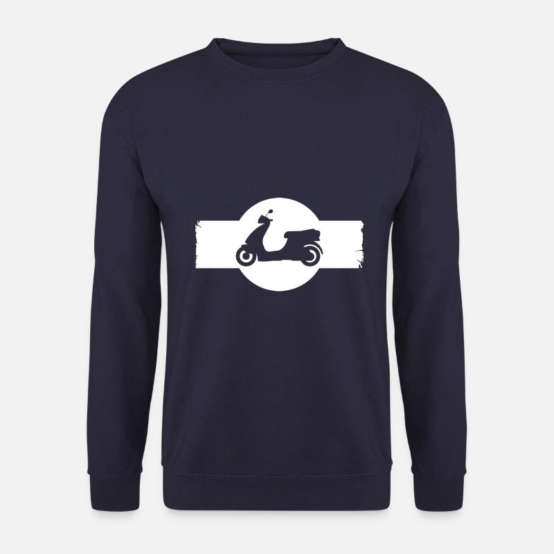 Mofa - Motorroller - Moped - Unisex Pullover - Navy