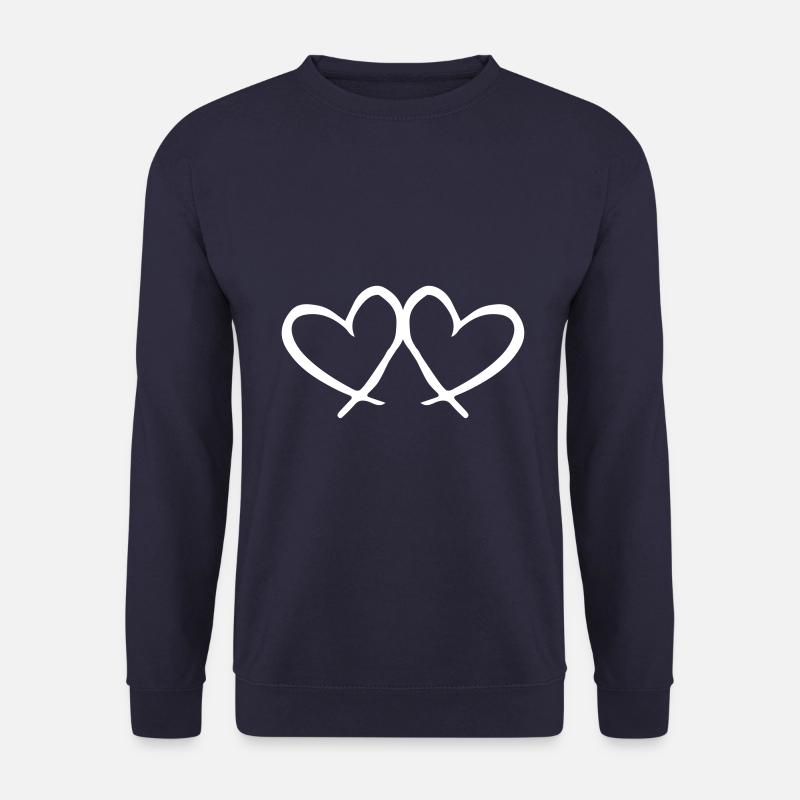 herzen symbol - Unisex Pullover - Navy