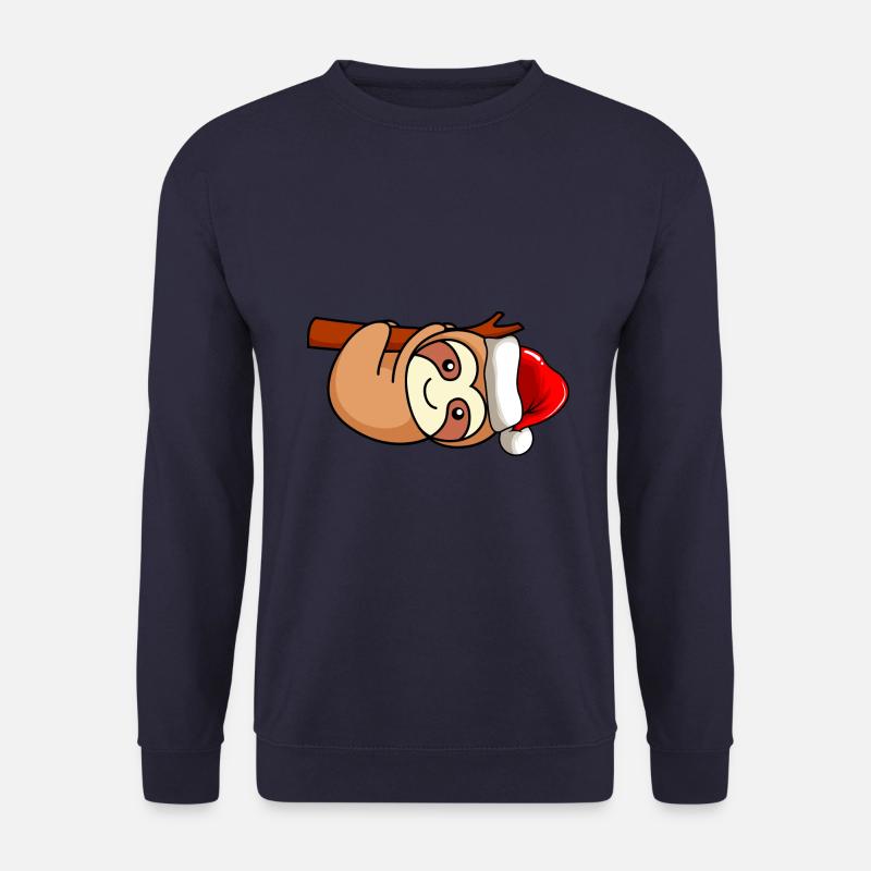 Sloth Comic Christmas - Unisex Sweatshirt - navy