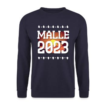 Malle 2023 - Sweat-shirt Unisexe - marine - Devant - Alina (178cm) & Michal (187cm)