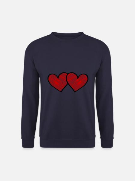 Heart Love - Unisex Sweatshirt - navy
