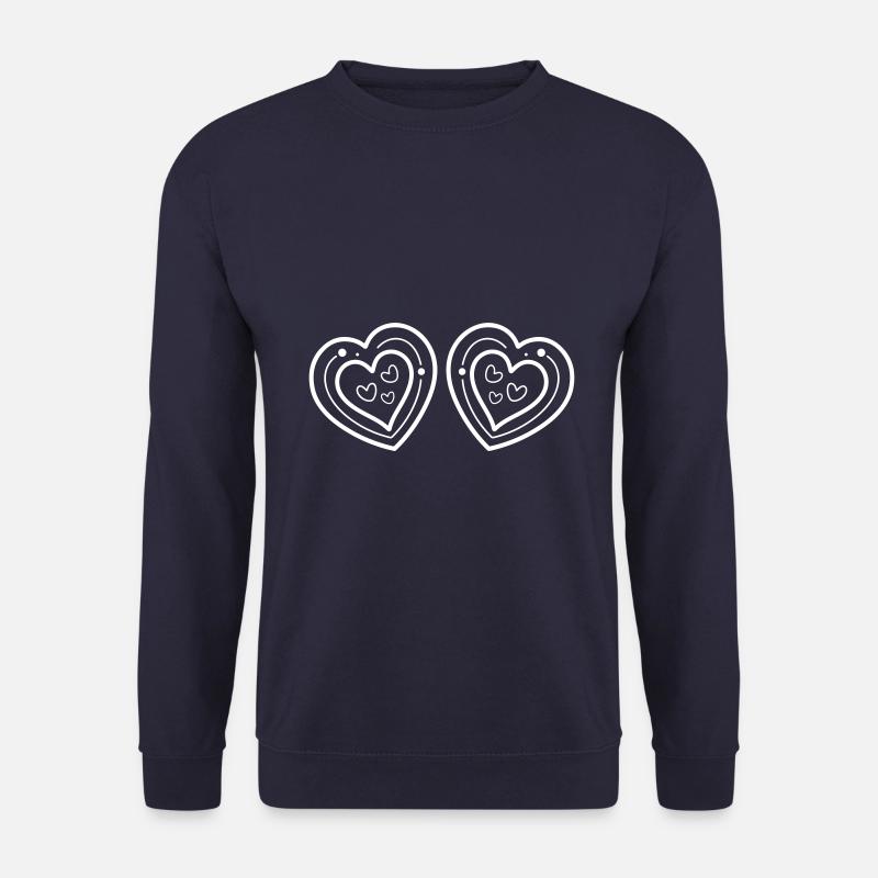 Herz Symbol Liebe - Unisex Pullover - Navy