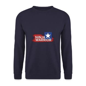 Ninja Warrior - Unisex Sweatshirt - navy - Front - Alina (178cm) & Michal (187cm)