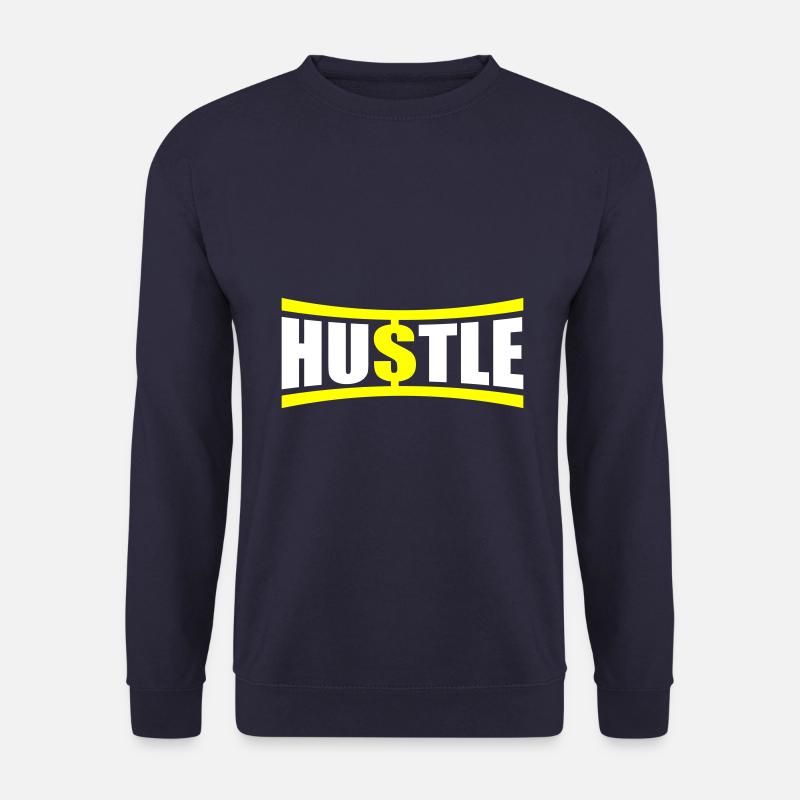 Hustle Spruch - Unisex Pullover - Navy
