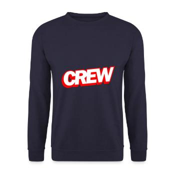 Conception de l’équipage - Sweat-shirt Unisexe - marine - Devant - Alina (178cm) & Michal (187cm)