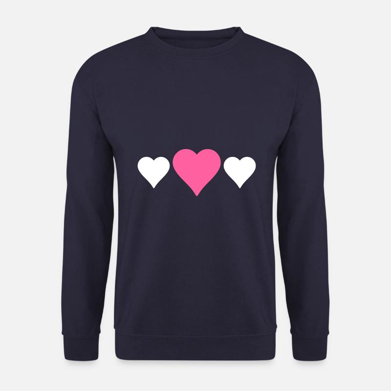Herz Love Symbol - Unisex Pullover - Navy