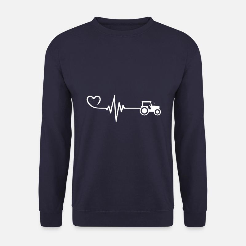 Traktor Puls Herz Liebe - Unisex Pullover - Navy