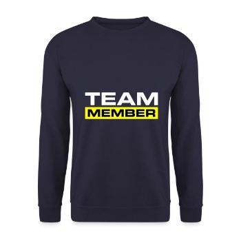 Équipier - Sweat-shirt Unisexe - marine - Devant - Alina (178cm) & Michal (187cm)