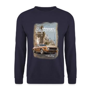 FoMu 2019 Shirt 121 sans marque ni emblème - Sweat-shirt Unisexe - marine - Devant - Alina (178cm) & Michal (187cm)
