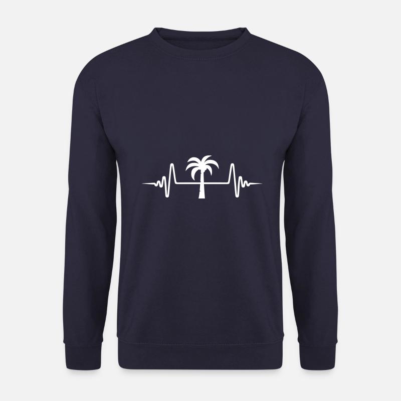 palm pulse - Unisex Sweatshirt - navy