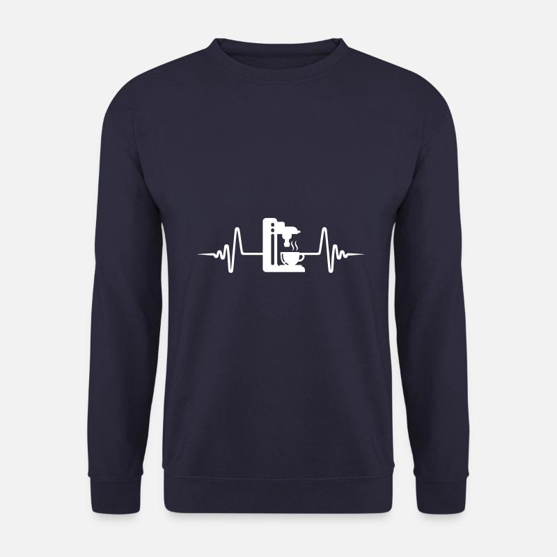 Kaffeemaschine Puls Symbol - Unisex Pullover - Navy