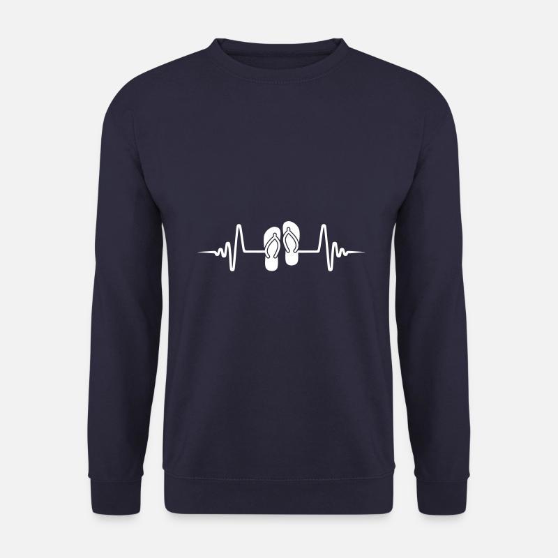Badelatschen Puls - Unisex Pullover - Navy