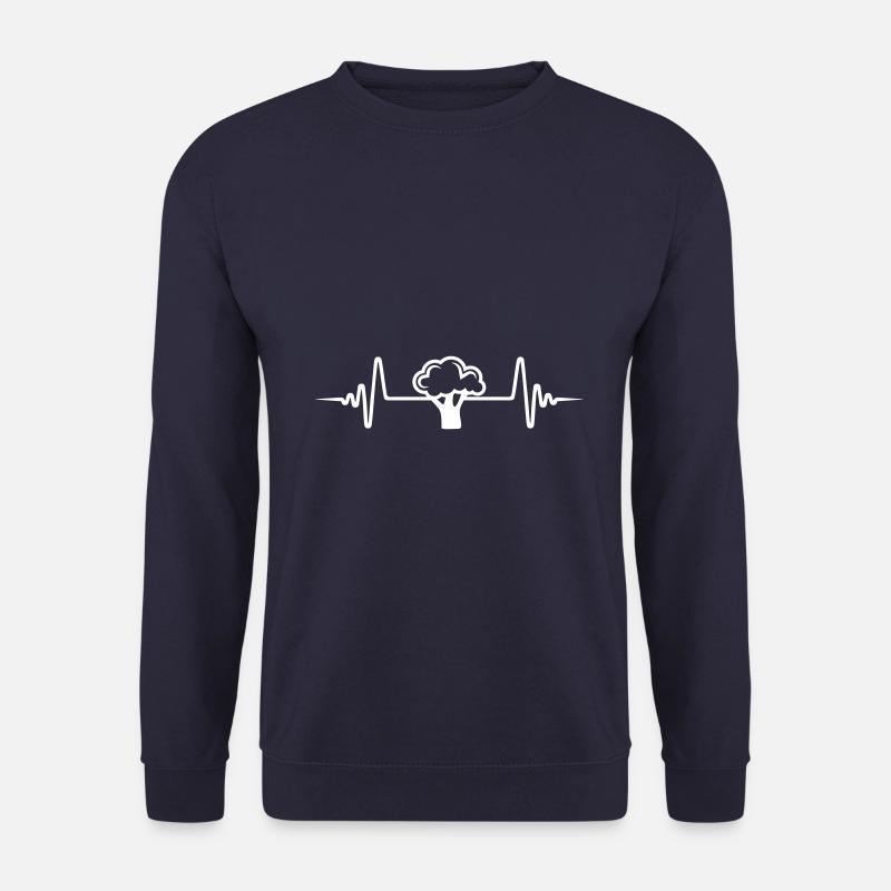 Broccoli pulse - Unisex Sweatshirt - navy