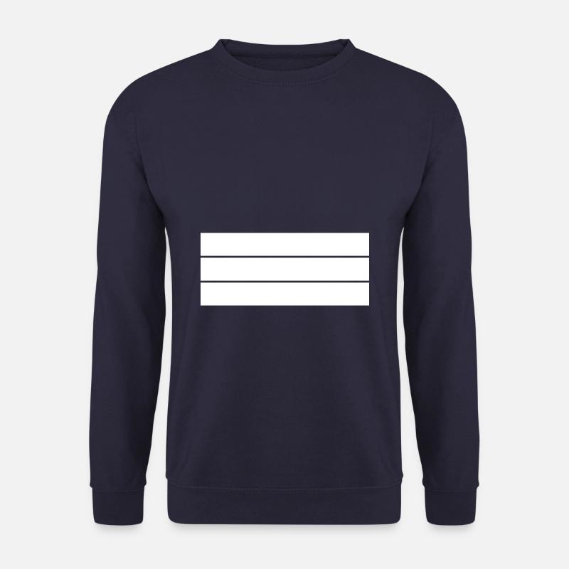 simple geometry motif - Unisex Sweatshirt - navy