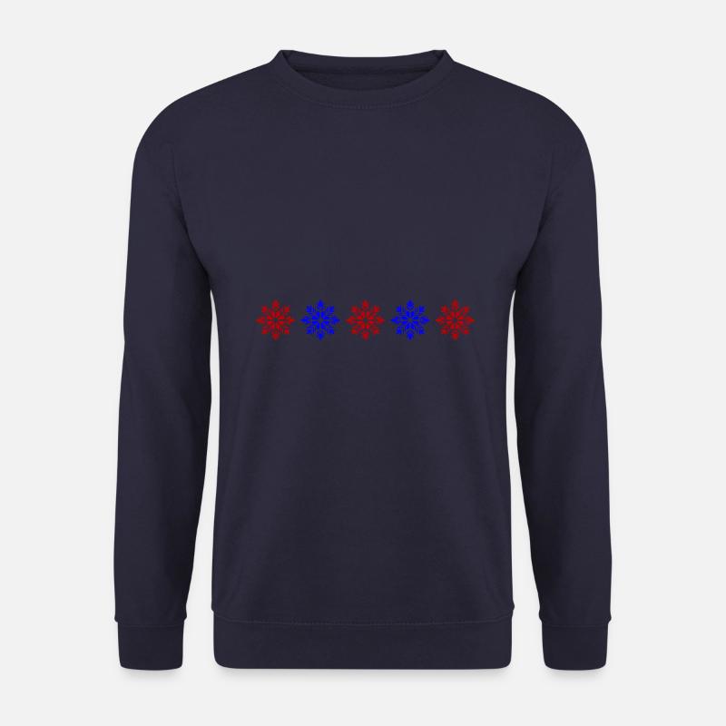 Schneeflocke Winter Symbol - Unisex Pullover - Navy
