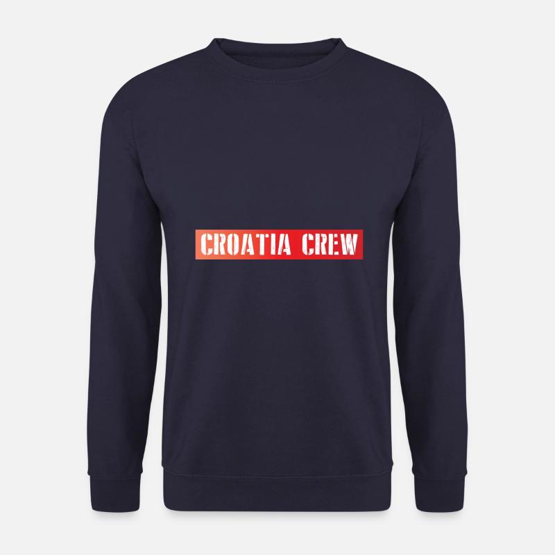 Croatia Crew - Unisex Pullover - Navy