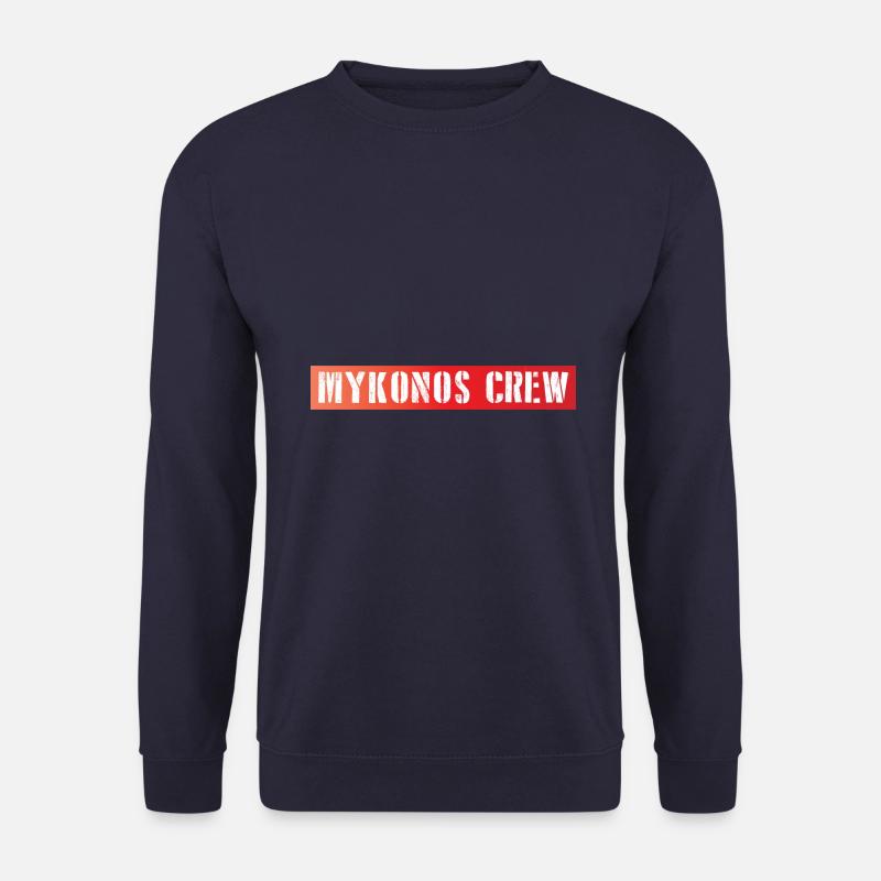 Mykonos Crew - Unisex Pullover - Navy